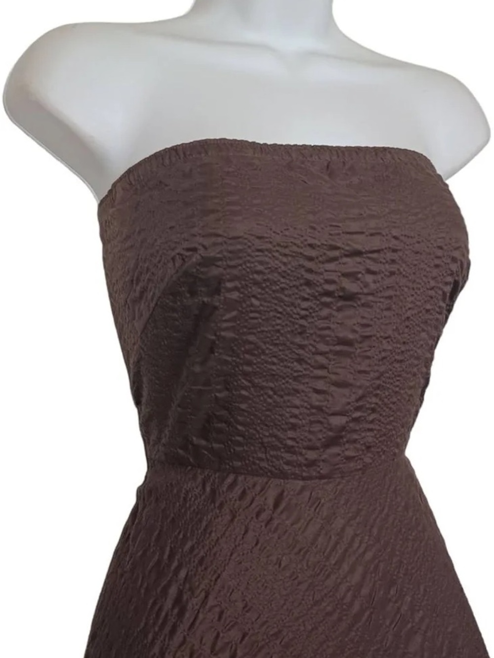 J. Crew Crinkle Strapless A-line Fit & Flare Midi Dress [2P]